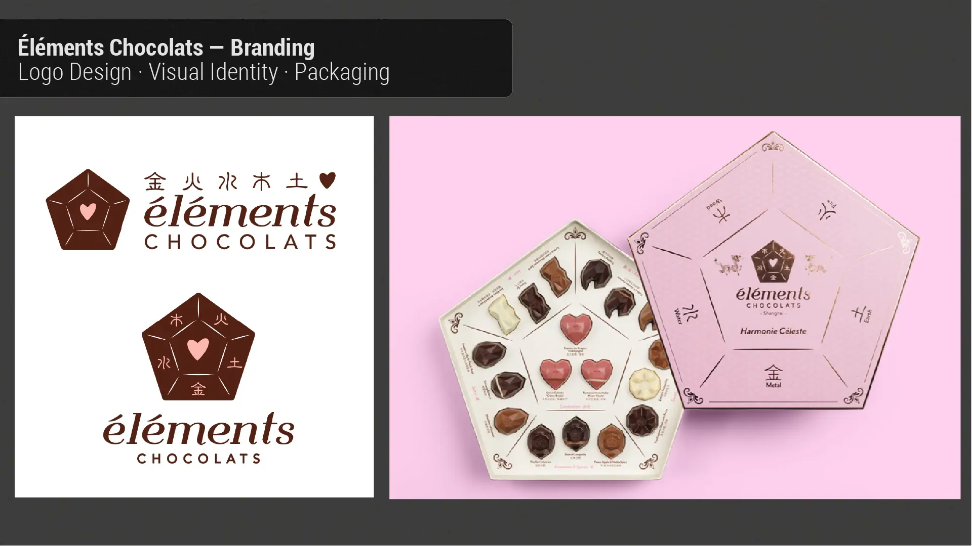 Logo & Packaging Design - www.elementschocolats.com
